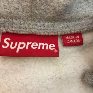 supreme small box logo hoodie size L